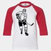 Youth Three Quarter Sleeve Baseball T-Shirt Thumbnail