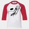 Youth Three Quarter Sleeve Baseball T-Shirt Thumbnail