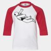 Youth Three Quarter Sleeve Baseball T-Shirt Thumbnail