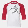 Youth Three Quarter Sleeve Baseball T-Shirt Thumbnail