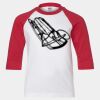 Youth Three Quarter Sleeve Baseball T-Shirt Thumbnail