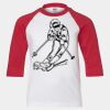 Youth Three Quarter Sleeve Baseball T-Shirt Thumbnail
