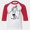 Youth Three Quarter Sleeve Baseball T-Shirt Thumbnail