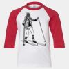Youth Three Quarter Sleeve Baseball T-Shirt Thumbnail