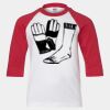 Youth Three Quarter Sleeve Baseball T-Shirt Thumbnail