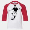 Youth Three Quarter Sleeve Baseball T-Shirt Thumbnail