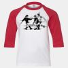 Youth Three Quarter Sleeve Baseball T-Shirt Thumbnail