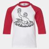 Youth Three Quarter Sleeve Baseball T-Shirt Thumbnail