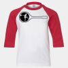 Youth Three Quarter Sleeve Baseball T-Shirt Thumbnail