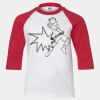 Youth Three Quarter Sleeve Baseball T-Shirt Thumbnail