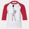 Youth Three Quarter Sleeve Baseball T-Shirt Thumbnail