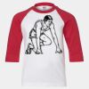 Youth Three Quarter Sleeve Baseball T-Shirt Thumbnail