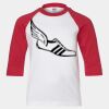 Youth Three Quarter Sleeve Baseball T-Shirt Thumbnail