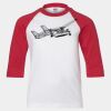 Youth Three Quarter Sleeve Baseball T-Shirt Thumbnail