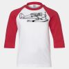 Youth Three Quarter Sleeve Baseball T-Shirt Thumbnail