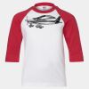 Youth Three Quarter Sleeve Baseball T-Shirt Thumbnail
