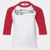 Youth Three Quarter Sleeve Baseball T-Shirt Thumbnail