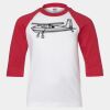Youth Three Quarter Sleeve Baseball T-Shirt Thumbnail
