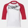 Youth Three Quarter Sleeve Baseball T-Shirt Thumbnail