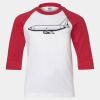 Youth Three Quarter Sleeve Baseball T-Shirt Thumbnail