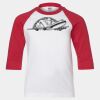 Youth Three Quarter Sleeve Baseball T-Shirt Thumbnail