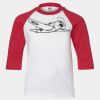 Youth Three Quarter Sleeve Baseball T-Shirt Thumbnail
