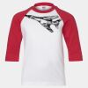Youth Three Quarter Sleeve Baseball T-Shirt Thumbnail