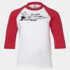 Youth Three Quarter Sleeve Baseball T-Shirt Thumbnail