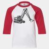 Youth Three Quarter Sleeve Baseball T-Shirt Thumbnail