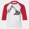 Youth Three Quarter Sleeve Baseball T-Shirt Thumbnail