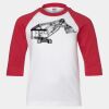 Youth Three Quarter Sleeve Baseball T-Shirt Thumbnail
