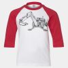 Youth Three Quarter Sleeve Baseball T-Shirt Thumbnail