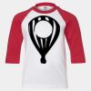 Youth Three Quarter Sleeve Baseball T-Shirt Thumbnail