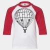 Youth Three Quarter Sleeve Baseball T-Shirt Thumbnail