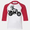 Youth Three Quarter Sleeve Baseball T-Shirt Thumbnail