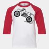 Youth Three Quarter Sleeve Baseball T-Shirt Thumbnail