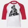 Youth Three Quarter Sleeve Baseball T-Shirt Thumbnail