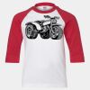 Youth Three Quarter Sleeve Baseball T-Shirt Thumbnail