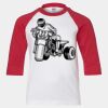 Youth Three Quarter Sleeve Baseball T-Shirt Thumbnail