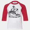 Youth Three Quarter Sleeve Baseball T-Shirt Thumbnail