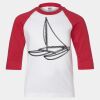 Youth Three Quarter Sleeve Baseball T-Shirt Thumbnail