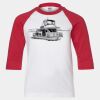 Youth Three Quarter Sleeve Baseball T-Shirt Thumbnail