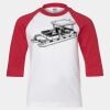 Youth Three Quarter Sleeve Baseball T-Shirt Thumbnail