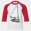Youth Three Quarter Sleeve Baseball T-Shirt Thumbnail