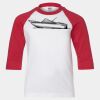 Youth Three Quarter Sleeve Baseball T-Shirt Thumbnail