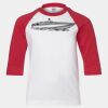 Youth Three Quarter Sleeve Baseball T-Shirt Thumbnail