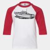 Youth Three Quarter Sleeve Baseball T-Shirt Thumbnail