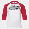 Youth Three Quarter Sleeve Baseball T-Shirt Thumbnail