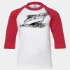 Youth Three Quarter Sleeve Baseball T-Shirt Thumbnail