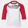 Youth Three Quarter Sleeve Baseball T-Shirt Thumbnail